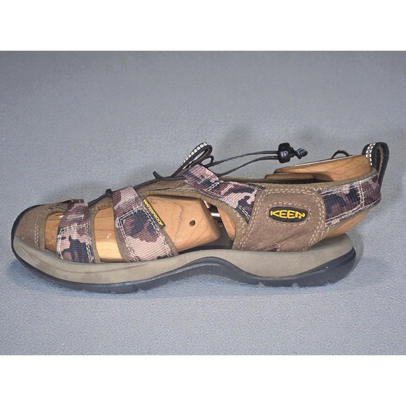 Keen Camo Mens 9.5 Waterproof Canvas Hiking Water Shoes - Picture 11 of 12